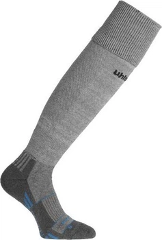 Гетры футбольные Uhlsport TEAM PRO PLAYER SOCKS серо-черные 37-40 1003691 19