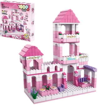 Конструктор Qunxing Toys Домик прицнессы 1000 деталей (K8857-2)