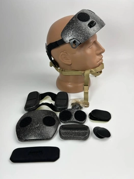 Подвесная система для шлема с поддержкой затылка FMA ACH Occ-Dial Liner Kit, Цвет: Койот