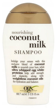 Szampon OGX Nourishing + Coconut Milk nawilżający z mleczkiem kokosowym 88.7 ml (22796973054)