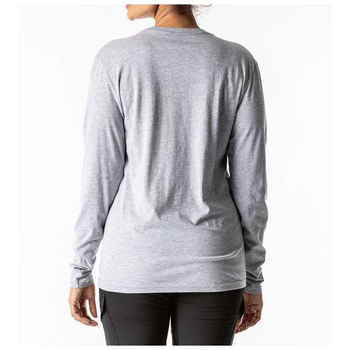 Женская футболка на длинный рукав 5.11 Women's Sticks And Stones Long Sleeve Tee 69203 Medium, Heater Grey