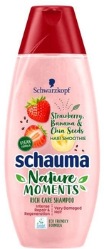 Szampon Schauma Nature Moments Hair Smoothie intensywnie regenerujący do włosów zniszczonych 400 ml (9000101242003)