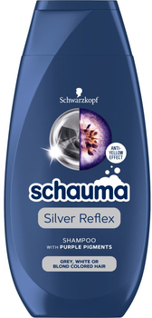 Szampon Schauma Silver Reflex przeciw żółtym tonom do włosów siwych, białych i blond 250 ml (3838905554468)