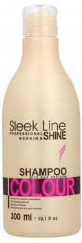 Шампунь Stapiz Sleek Line Colour Shampoo з шовком для фарбованого волосся 300 мл (5904277710448)