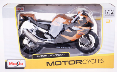 Metalowy model motocykla Maisto Motorcycles Suzuki GSX-R1000 1:12 (5902596682804)