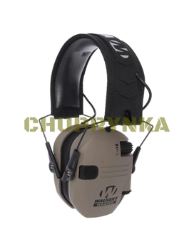 Комплект з активних тактичних навушників Walker's Razor Slim із захисними окулярами Walker's Crosshair, Койот