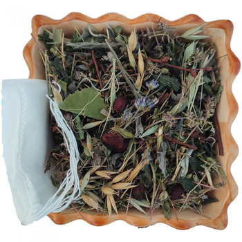 Чай трав'яний Заспокійливий 100г + 15 фільтр мішечків Карпатський натуральний Лісосад