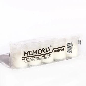 Свічки Memoria Bispol 15годин 5шт.