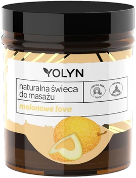 Świeca do masażu Yolyn Naturalna melonowe love 120 ml (5901785008104)