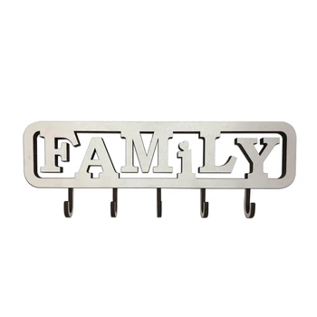 Ключница DecorWood Family 40х10 см Белый