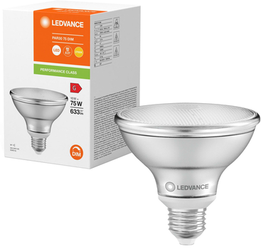 Світлодіодна лампа LEDVANCE PAR3075 DIM 10W 633Lm 2700K E27 (4099854071195)