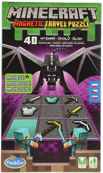 Настільна гра Ravensburger Minecraft Magnetic Game Travel Version (4005556764327)