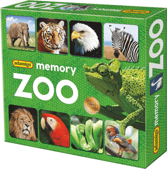 Настільна гра Adamigo Memory Зоопарк (5902410007264)