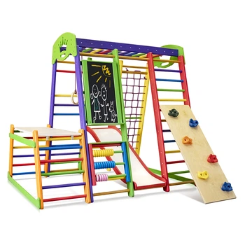 Спортивный комплекс для дома SportBaby Акварелька Plus 1-4