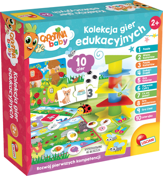 Kolekcja gier edukacyjnych Lisciani Carotina Baby 10 szt (8008324095810)