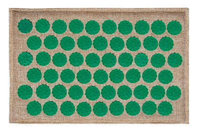Массажный коврик (аппликатор Кузнецова) Lounge Mini 32*21 см Зеленый