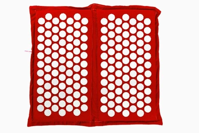 Масажний килимок (аплікатор Кузнєцова) 47*43 см Червоний