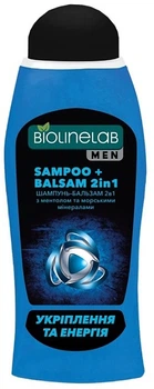 Шампунь-бальзам 2 в 1 "Ментол и морские минералы" - Biolinelab Shampoo + Balsam 2 in 1 400ml (1126295-1502613-2)