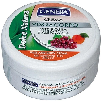 Универсальный крем для лица и тела "Виноград и абрикос" - Genera Dolce Natura Cream 160ml (1305440-150491)
