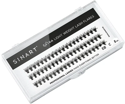 Пучковые ресницы, 8 мм - Sinart Eye Lashes Pro 20D Пучковые ресницы, 8 мм (1060442-0-2)