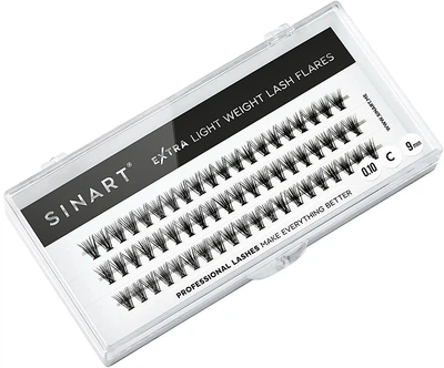 Пучковые ресницы, 9 мм - Sinart Eye Lashes Pro 20D Пучковые ресницы, 9 мм (1060443-0-2)