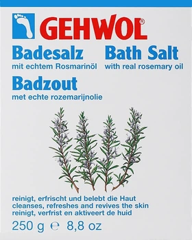 Сіль для ванни з маслом розмарину - Gehwol Badensalz 10x25g (52999-29441)