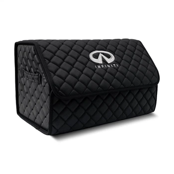 Органайзер автомобильный в багажник Infiniti, 30*35*30 см, черный