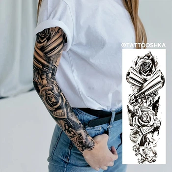 Тату-рукав "2 пистолета" - Tattooshka Тату-рукав "2 пистолета" (1шт) (1050961-0-2)