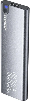Зовнішня кишеня Essager для SSD M.2 SATA/NVME Navy Dual Protocols Hard Drive Grey (EYPSN-XJ0G-Z)