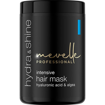 Маска для волосся Mevelle Professional Hydra & Shine Intensive Hair Mask зволожуюча 900 мл (5903794193857)