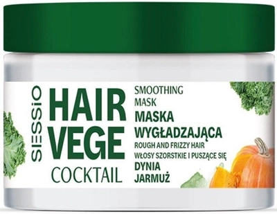 Maska do włosów Sessio Hair Vege Cocktail Dynia i Jarmuż wygładzająca 250 g (5900249013647)