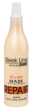 Maska do włosów w spray'u Stapiz Sleek Line Repair All In One Mask bez spłukiwania odżywiająca 300 ml (5904277710790)
