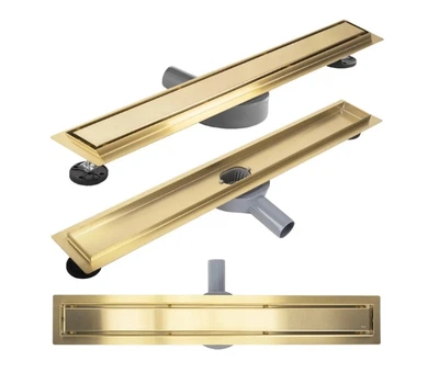 Трап для душу REA NEOX 60 PRO BRUSHED GOLD матове золото (REA-G2701)