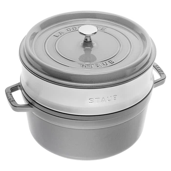 Кокотница с пароваркой 24 см STAUB LA COCOTTE - Staub - 40508-819-0