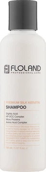 Шампунь для восстановления поврежденных волос - Floland Premium Silk Keratin Shampoo 150ml (761594-96232)