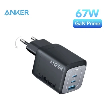 Мережевий зарядний пристрій Anker Prime 67W GaN Wall Charger (3 Ports) для MacBook (2669)