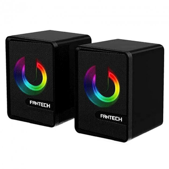 Компьютерные колонки с RGB подсветкой Fantech GS203 Beat Пластик