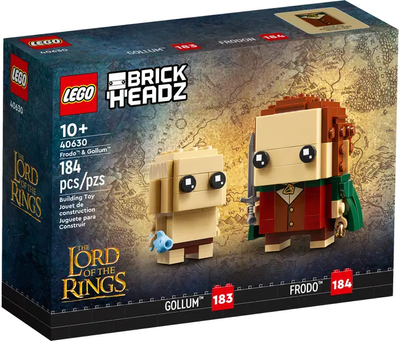 Конструктор LEGO BrickHeadz Фродо та Голлум 184 деталі (40630)