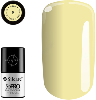Гель-лак для нігтів Silcare SoPro Hybrid Gel 008 7 г (5902560546996)