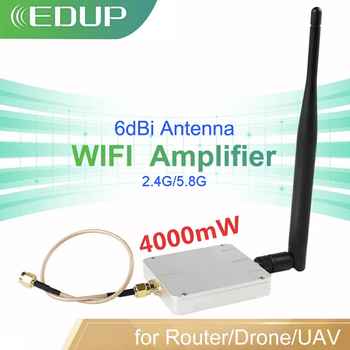 Підсилювач сигналу WiFi EDUP EP-AB015&nbsp;2,4 ГГц + 5,8 ГГц