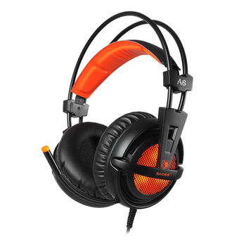 Słuchawki Sades A6 7.1 Virtual Surround Black/Orange (SA-A6/OE)