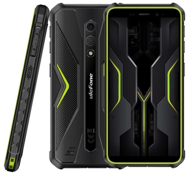 Мобільний телефон Ulefone Armor X12 3/32GB Black-Green (UF-AX12/GN)