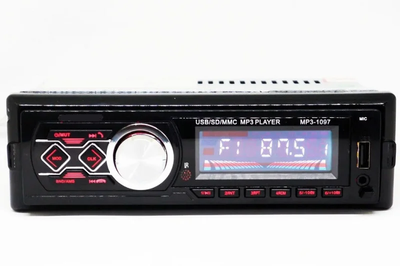 Автомагнитола MP3-1097 BT ISO со съемной панелью 7338 1DIN 4х50W