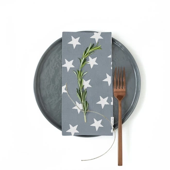 Салфетки Cosas GREY STARS 30х30 2 шт (4822052066911)