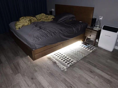Светодиодная LED лента с датчиком движения (сенсором) на батарейках и от USB 3м, Белая для кухни, в комнату от повербанка