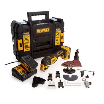 Аккумуляторный многофункциональный инструмент DeWALT DCS356P2 набор насадок, акб 5 Ah, кейс (DCS356P2)