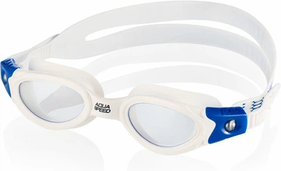 Очки для плавания Aqua Speed PACIFIC JR BENDYZZ 8915 белый, синий Дети OSFM