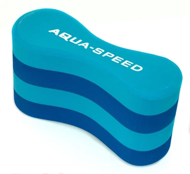 Колобашка для плавания Aqua Speed 4 LAYERS PULLBUOY 5640 голубой, синий Унисекс 23,5x8,5x13см