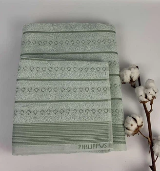Набір рушників Philippus Slow Cotton 2 шт Timoxa Салатовий(Е847)