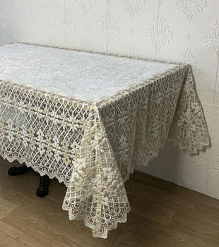 Скатертина Acme Tekstil 160x220 Defne Krem PVS